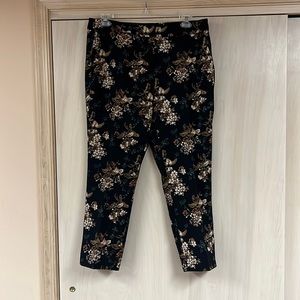 Black and Tan Cynthia Rowley Pants